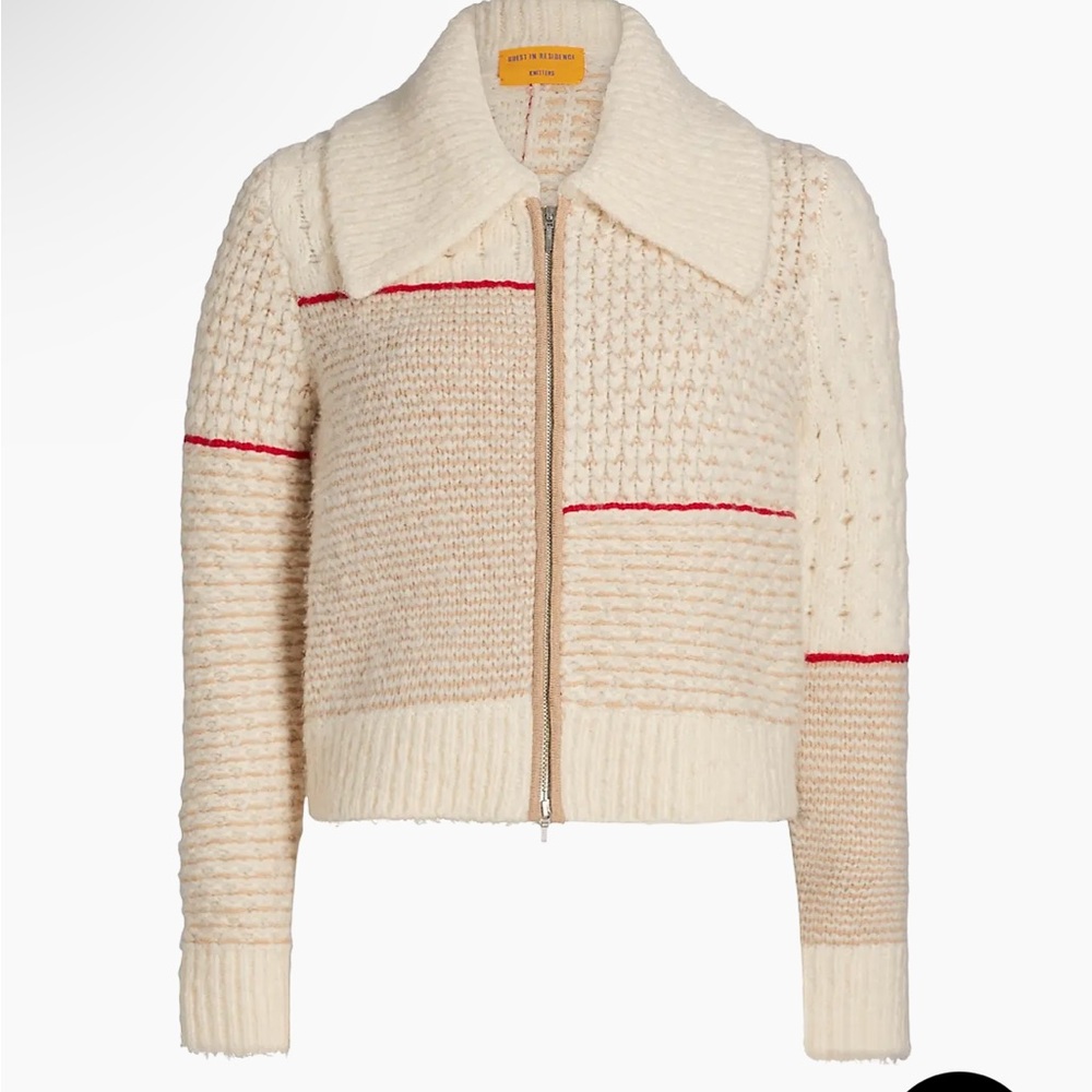 NWT Guest in Residence Zip-Up Sweater